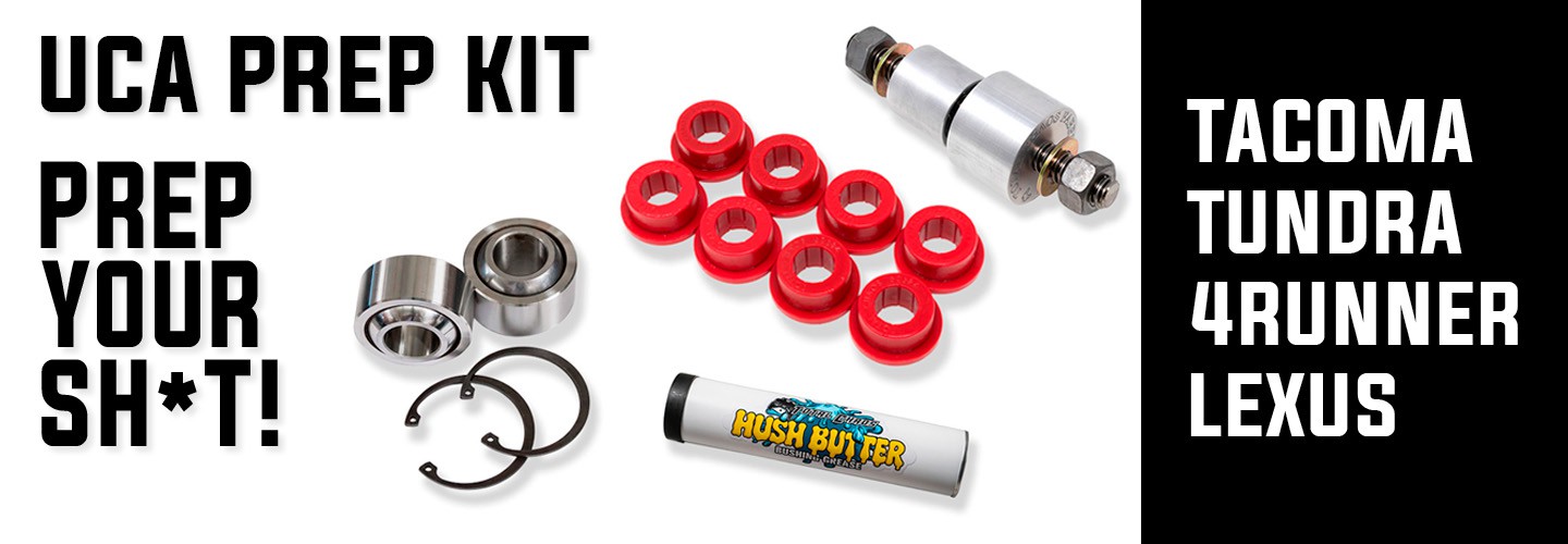 Hush-butter-uca-total-chaos-bushing-uniball-kit