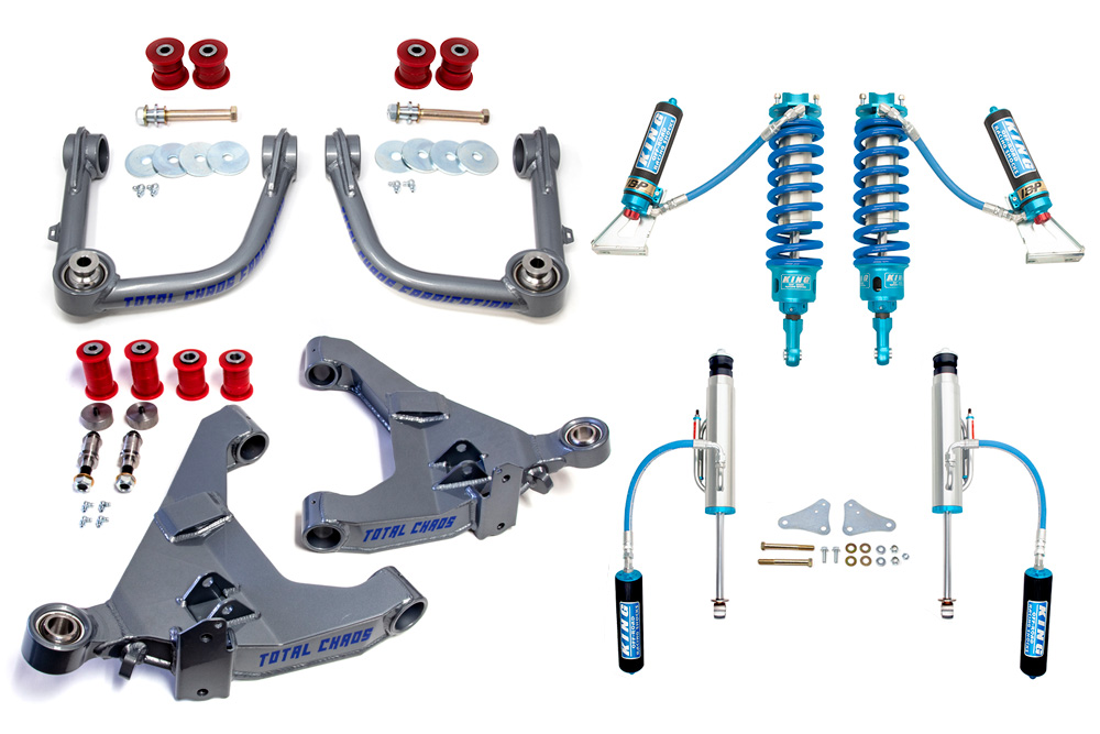 2010-2024 TOYOTA 4RUNNER FRONT AND REAR SUSPENSION LIFT MID TRAVEL KDSS 3.0 KING COILOVER AND REAR SHOCK KIT