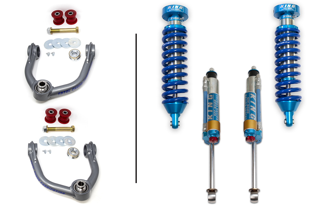 UCA W/ FRONT AND REAR 2.5 INCH ADJUSTABLE SHOCKS - IN STOCK