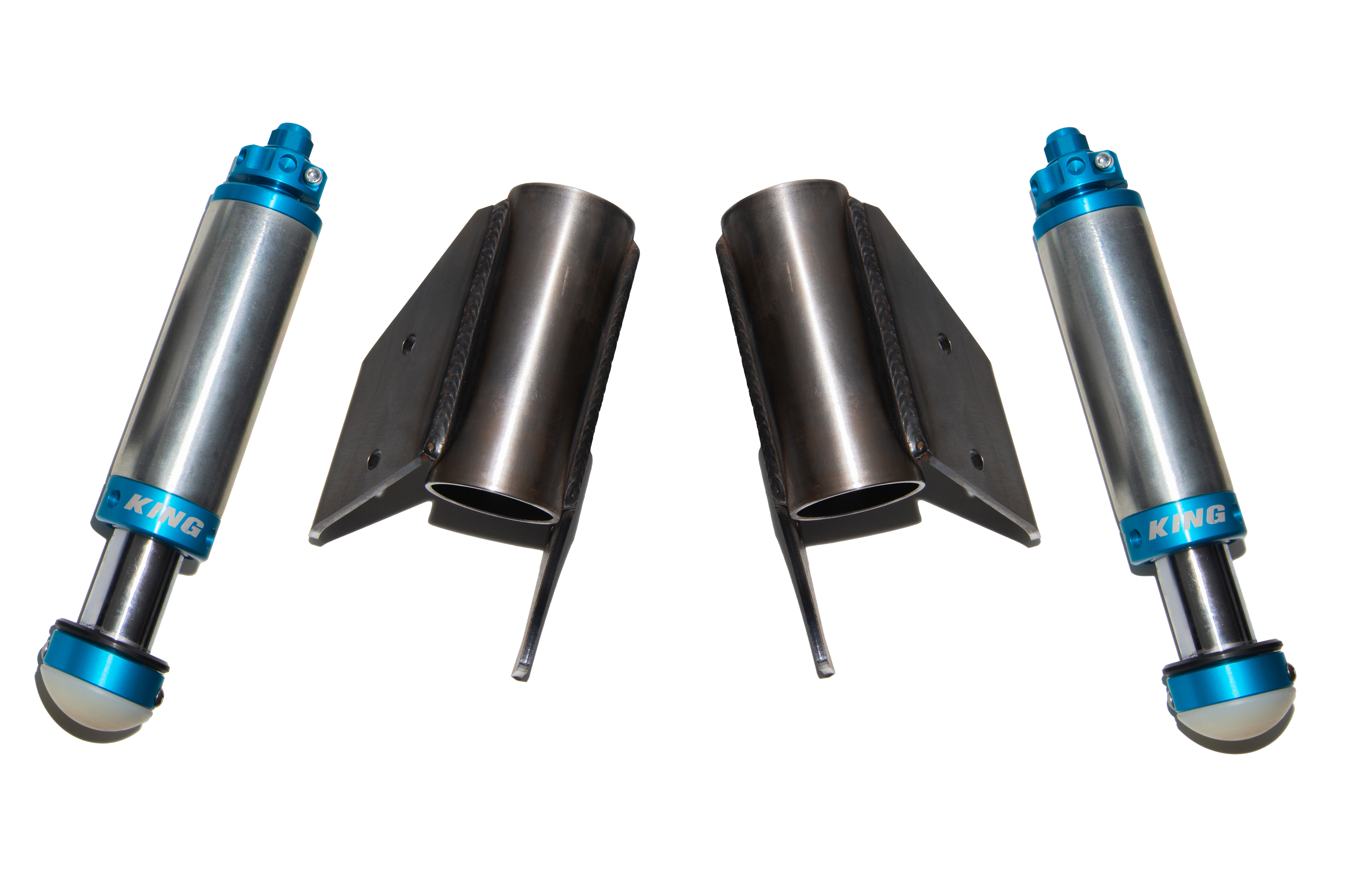FRONT BUMP STOP MOUNTS WELD-ON W/ KING 2.0 BUMP STOPS - 1ST GEN TACOMA