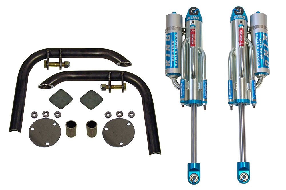2001-2007 TOYOTA SEQUOIA FRONT SUSPENSION UPGRADE SECONDARY SHOCK HOOP AND BYPASS SHOCK PACKAGE
