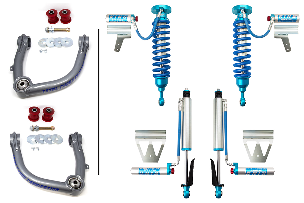 UCA W/ FRONT AND REAR 2.5 INCH ADJUSTABLE SHOCKS