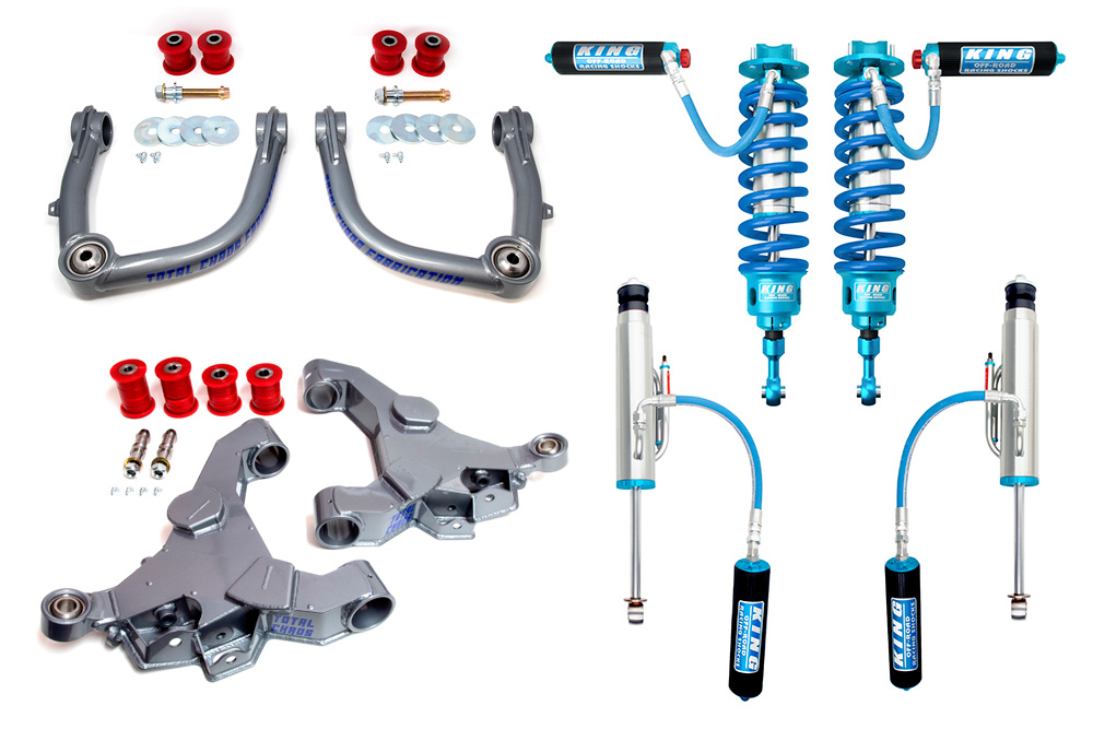 2008-2021 TOYOTA LAND CRUISER 200 SERIES SUSPENSION LIFT MID TRAVEL UCA LCA / KING COILOVER KIT