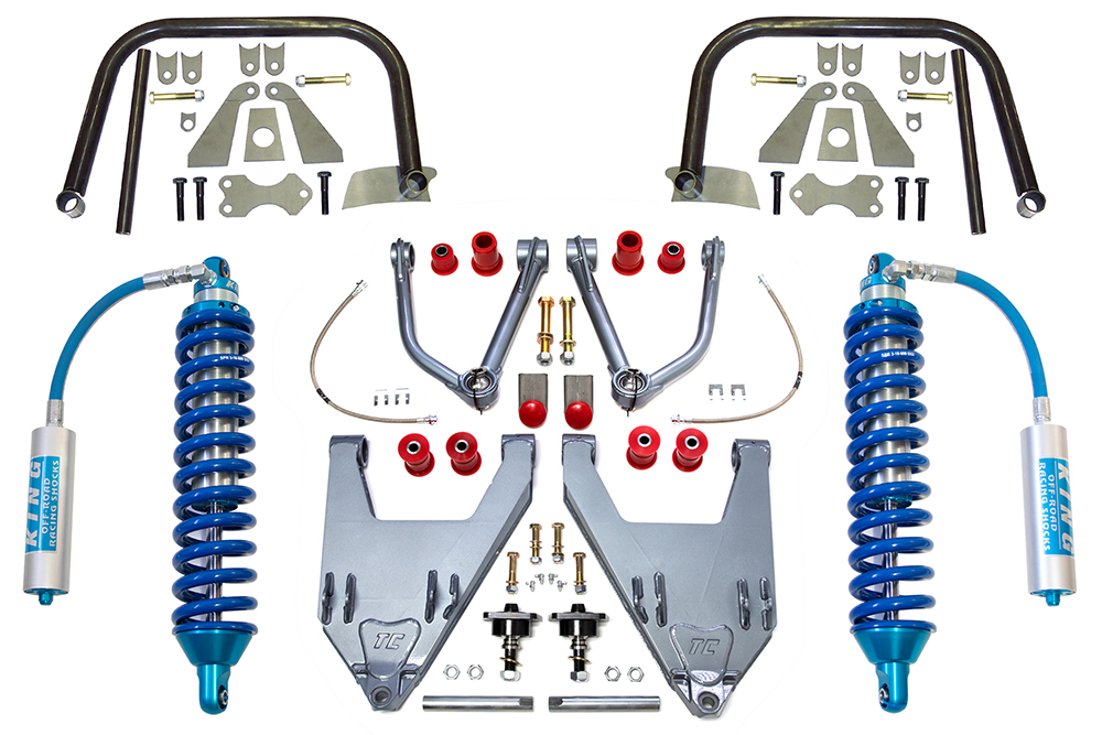 +3.25 INCH GEN II CADDY LONG TRAVEL KIT - BOXED LCA WITH KING COILOVERS - IN STOCK