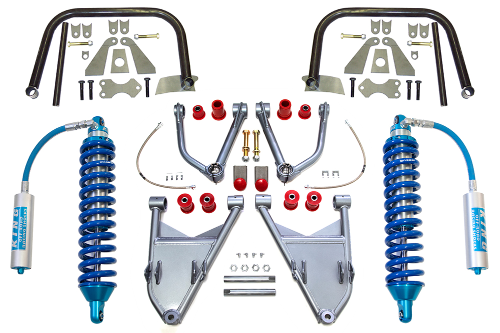 +3.25 INCH GEN II CADDY LONG TRAVEL KIT - TUBULAR LCA WITH KING COILOVERS - IN STOCK