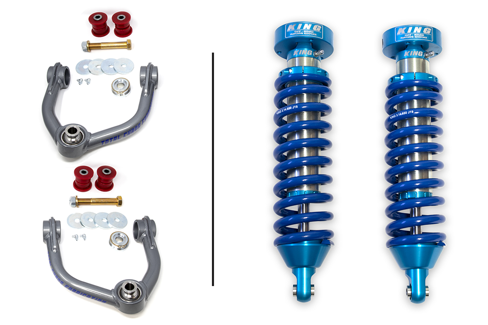 2001-2007 TOYOTA SEQUOIA FRONT SUSPENSION LIFT UNIBALL UCA / KING COILOVER KIT