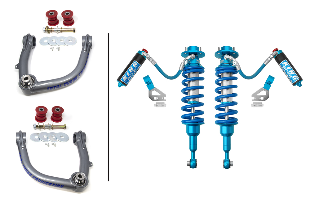 2024-CURRENT TOYOTA TACOMA FRONT SUSPENSION LIFT KIT UNIBALL UCA / KING COILOVER KIT
