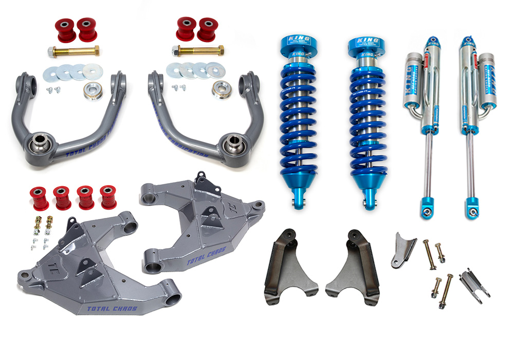 1996-2004 TOYOTA TACOMA FRONT SUSPENSION LIFT MID TRAVEL UCA LCA / KING COILOVER KIT