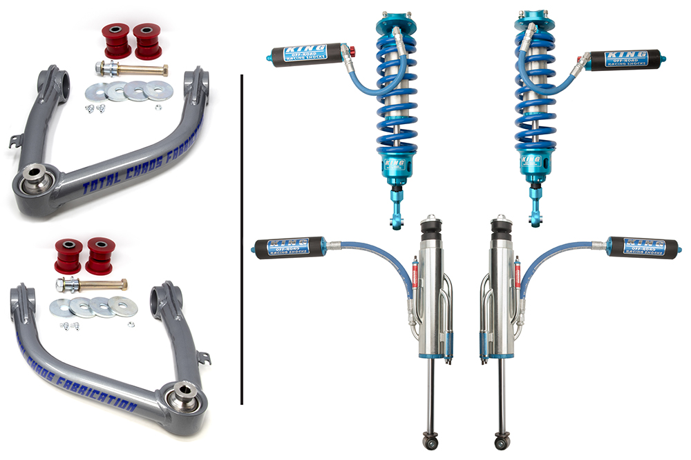 UCA W/ FRONT AND REAR 3.0 INCH ADJUSTABLE SHOCKS - IN STOCK