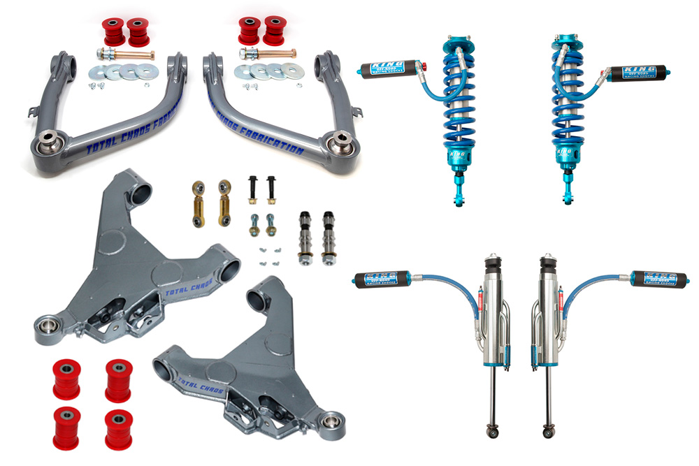 2007-2021 TOYOTA TUNDRA SUSPENSION LIFT MID TRAVEL UCA LCA / KING COILOVER KIT