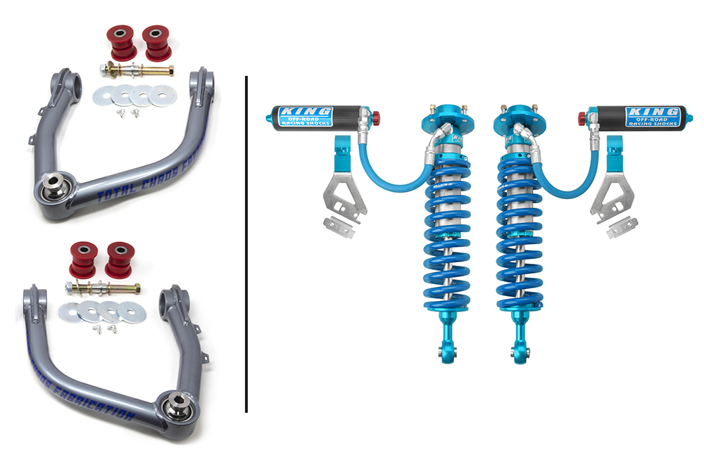 2022-CURRENT TOYOTA TUNDRA FRONT SUSPENSION LIFT UNIBALL UCA / KING COILOVER KIT