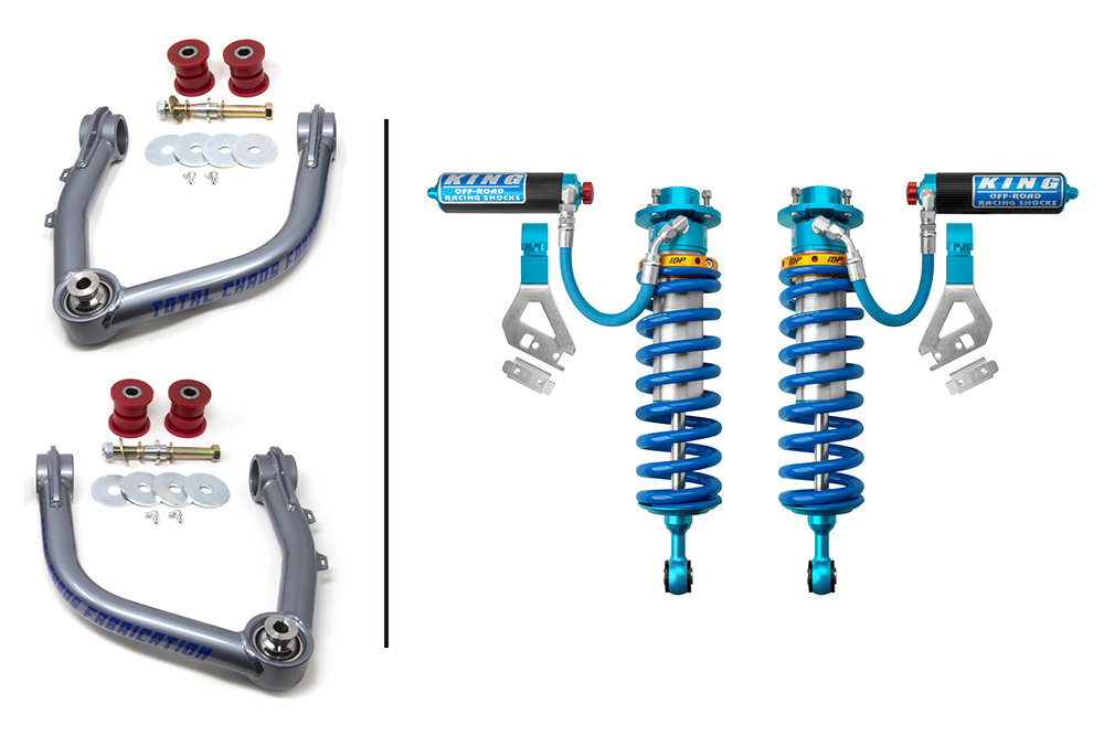 2022-CURRENT TOYOTA TUNDRA FRONT SUSPENSION LIFT UNIBALL UCA / KING COILOVER KIT