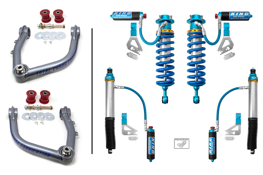 2022-CURRENT TOYOTA TUNDRA FRONT AND REAR SUSPENSION LIFT UNIBALL UCA / KING COILOVER AND REAR SHOCK KIT