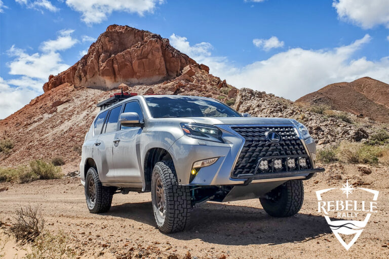 Rebelle Rally Plotting in a Lexus GX460