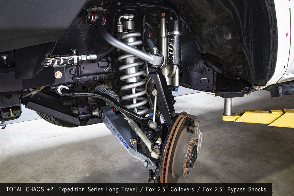 long travel toyota tacoma 2 inch expedition series fox shocks coilvers bypass
