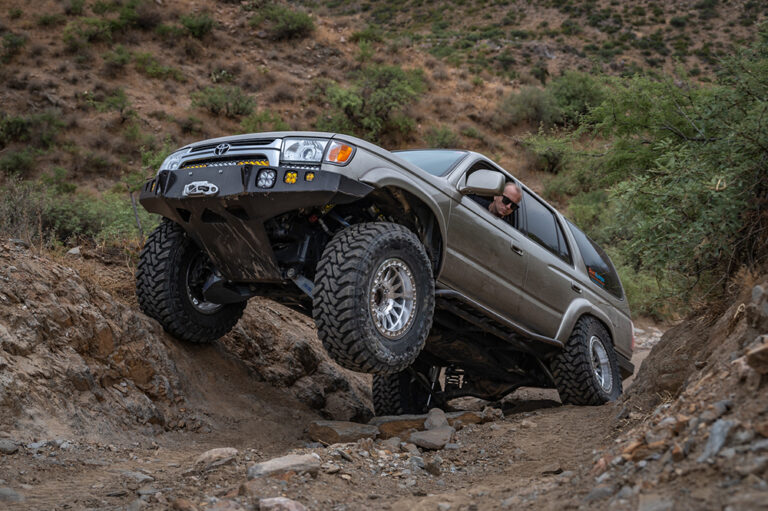 3rd gen 4runner IFS flex rock crawler durobumps